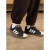 阿迪达斯 （adidas）「T头鞋」VL COURT休闲板鞋男女轻运动 白色 黑色灰色 35.5码 215mm