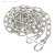 304不锈钢晾衣绳户室外晒衣绳防滑晾衣服铁链防风挂凉衣绳子 3mm链条3.5米+2个弹扣
