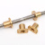 304不锈钢正反牙梯形丝杆螺母T型紧密加工螺杆铜螺母来图来样定制 正反牙丝杆T10*2*200mm+2只螺母