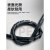 黑白缠绕管包线管电线保护套pe绕线管螺旋束线管收纳理线电源 黑色Φ16(5米)