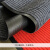 科力邦（Kelibang） 条纹复合地毯 可裁剪双条纹PVC复合防滑 酒店地垫走廊防滑地毯1.6*10m 大红色KBD1211