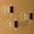 卫生间指示牌男女厕所标志牌带灯克力洗手间发光标识牌定制免接 B-3款直径18cm接电 1x1cm