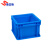斯奈斯 EU箱物流箱周转箱收纳箱零件储物箱蓝色不带盖200*200*147