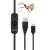 1.5米 树莓派4B/3B+  USB Type-c接口带开关电源线可过3A电流 黑色 树莓派4代使用  1m