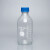 定制适用KimbleKimax蓝盖试剂瓶肖特蜀牛同款液相流动相溶剂瓶GL45耐高温试剂瓶盖丝口蓝 500ml 蓝盖 透明