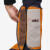 纯牛皮电焊护脚套防烫短款焊工脚盖皮电焊工劳保用品护腿脚罩 牛皮套袖（黄色）