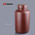塑料瓶2L5L小口试剂瓶广口黑色10L棕色避光HDPE白色样品进口 棕大口5L 含内塞