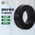 竹江 国标铜芯软护套线 3芯多股护套软线 RVV3*4平方 100米 黑色