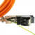 伺服电机动力线电源线6FX5002/8002-5CS41/5CS51电缆连接线 橙色 51(PVC)10m