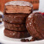 食芳溢俄罗斯进口康吉饼干小包装巧克力夹心饼干零食糕点50g 巧克力味 250g （5包10块）