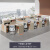 仙僖俫 财务职员屏风办公室人工组合桌 干型8人位+椅