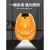 YHGFEE德国日本进口博世安全帽带风扇太阳能可充电空调头盔工地施工领导 黄色国标双风扇蓝牙版(无太阳能)9000