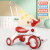 儿童三轮车脚踏车1一3一6岁宝宝轻便脚蹬自行车带音乐小孩手推车J 斯卡绿