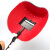 电焊面罩手持式红钢纸焊帽防烤脸火花帽子焊工氩弧焊烧焊防护全脸 普通塑料手持（红色）