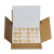 珍珠棉土鸡蛋托防震防摔泡沫寄快递咸鸭蛋包装盒子箱专用打包礼盒 30枚对扣中蛋托+纸箱(4套)