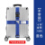 行李箱绑带十字打包带安全固定托运旅游箱子保护束紧加固带捆绑绳 升级款-不带锁(十字)蓝色