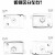 启宙 外装门锁老式防盗锁家用大门铁门木门房门锁通用型冷轧钢防撬锁具 月牙铜头右开切边【无舌壳】 