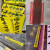 定制小心台阶地滑地贴超长温馨提示牌商场卫生间警示警告牌标识牌 2张黄小心台阶/1米长 10x100cm