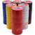 电气PVC绝缘胶带 电工胶带 黑/白/红/蓝/绿/黄绿色彩色电线胶布 【红色】10卷/筒