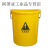 加厚医疗危险废物标识垃圾桶黄色诊所用圆形大号分类中号大号 160K危险废物B