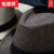 恒源祥（HYX）配西装的帽子男棉麻面料巴拿马纯色小礼帽太阳帽男士女士爵士帽子 纯色黑腰带-米色 (58cm左右)大人款