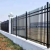 丰乘泰 市政护栏 锌钢护栏围栏栅栏  黑色围栏 1.8*3m 不含安装 1米