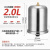 定制产品家用冷热水增压泵自吸泵压力罐1L2L压力罐气压罐水泵议价 2L白色压力罐 4分外丝20mm