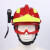 融测F2头盔抢险救援头盔消防员头帽新式韩式欧式防护地震应急蓝天救援 头盔abs+手电+护目镜+灯架