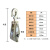 电力滑车吊钩式专用电力起重滑轮吊环式钢轮轴承钢丝绳镀锌吊滑车 2T单轮吊钩式