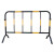 达尼胜 黄黑铁马隔离护栏不锈钢围栏工地施工临时安全警示临边防护 1*1.5米3kg