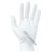 白色棉纱线手套无尘防滑工作劳保防护加厚耐磨文玩礼仪薄款透气 11点胶手套（1双） L