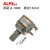 进口日本ALPS音响功放机音频音量双联六脚6脚电位器b100K50K10K A型100K /花柄/杆长15mm 半柄(D柄)