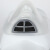 鸣固 硅胶透明口罩 可人脸识别防雾防飞沫四层过滤口罩 T5透明面罩+2片熔喷滤芯 MG-HX-2207