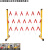 伸缩围栏可移动隔离栏户外栏杆警示护栏网可折叠 1.2米高*3.5米长加厚【红白】管式