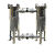 袋式双联过滤器 卫生级级不锈钢 可切换大流量过滤机 60-90吨 76快接