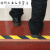 工厂车间洗手间商场地面楼梯台阶耐磨防滑防水防油安全警示贴磨砂 PVC防滑胶带黄色5米