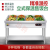 迅爵 快餐保温台商用台式电加热汤池售打菜饭食堂设备不锈钢快餐车小型备件G745