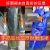 PVC背心式皮围裙厨房水产男女工作服牛筋石材耐酸碱防水防油围腰 酒红色加厚耐磨款（110*80）