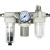 气动气源处理器AF+AR+AL三联件AC2000-02 3000-03油水分离过滤器 AC300003D自动排水