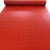 PVC牛津地垫楼梯地毯门厅浴室防水牛筋防滑垫橡胶车间仓库地胶垫 选择宽度0.6米 红色1.0米长
