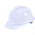 惠利得（HUILIDE）建筑工地施工电工作业舒适透气减震抗冲击加厚防砸劳保安全帽头盔防尘帽监理帽工程帽 白色ABS-透气V型