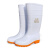 风一顺(FENGYISHUN) 耐油耐酸碱卫生雨靴 508 高37.5cm 白色 41码 1双
