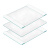 天能WB电泳玻璃板制胶凝胶薄板厚板蛋白玻璃短板/厚板 锡萌薄板168-1606 单片