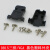 VGA焊线接头 DB15三排接头插头 15针/孔VGA焊接公头母头 黑色塑料外壳