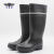 中神盾高筒雨靴防滑耐磨安全靴水鞋防护靴黑色带反光条42码SWS-PPES-901