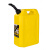 塑料便携式加厚防爆汽油桶20升10L5L汽车摩托车备用油箱柴油壶 20L黄色