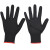 (高弹力尼龙生活手套)款白色透气劳保家务男女礼仪工作线手套 黑色红边(72双) S女士小码