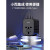 得力全球通用英标转换插头中国香港新加坡英国港版电源插座转换器 (NEW酷黑全球通)一转一+2U1C(多国旅行必备