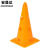 安晟达 PE环保耐磨路锥 训练场锥形雪糕桶路障锥路桩 38公分橙色（2个）