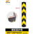 橡胶护墙角地下车库反光护角板警示条护圆角防撞条交通设施 直角1200_100_10mm
